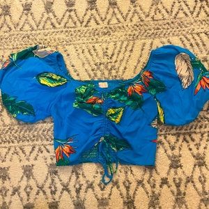 Tropical crop top